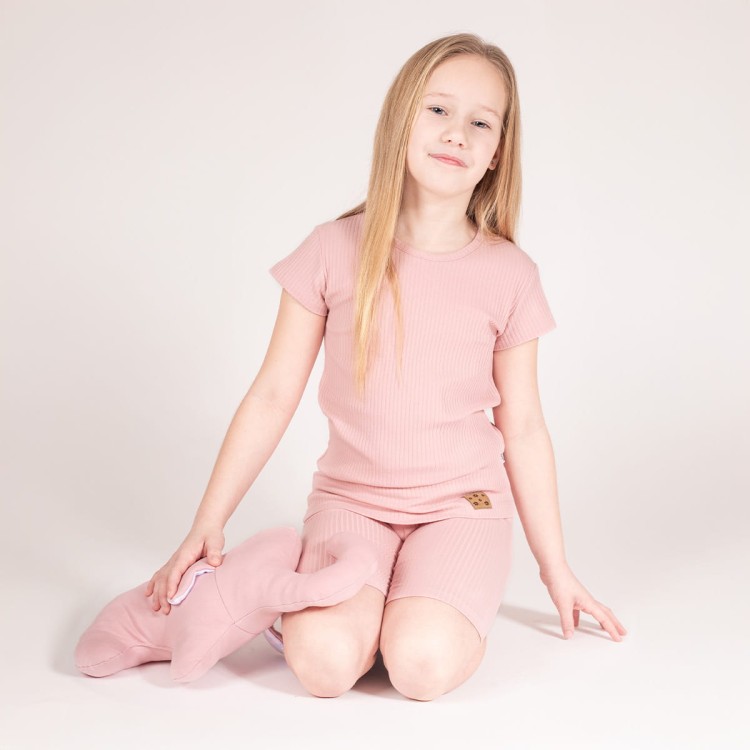 bluzka-krotki-rekaw-dziewczeca-pudrowy-roz-prazek-Nicol 1.jpg