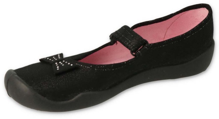 befado-buty-dla dziewczynki-balerinki-na-rzep-czarne-114X240N-1.jpg